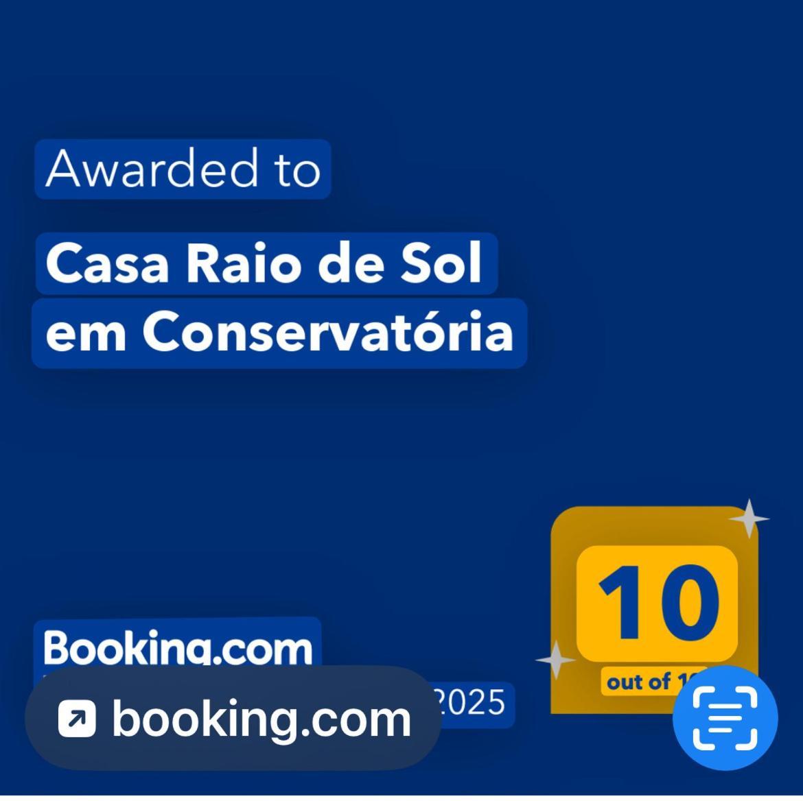 Casa com bela vista das montanhas em Conservatória Exterior foto